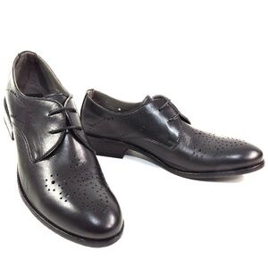 ALBERTO CICCIOLI 🇮🇹 WOMEN'S BLACK SOFT LEATHER COMFORT SUMMER OXFORD